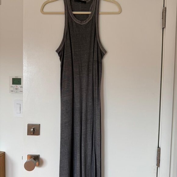 KES Racer Back Tank Dress In Graphite Gray Small - Picture 4 of 5